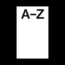 AKKURAT X MICHAEL SATTER Notizbuch A-Z