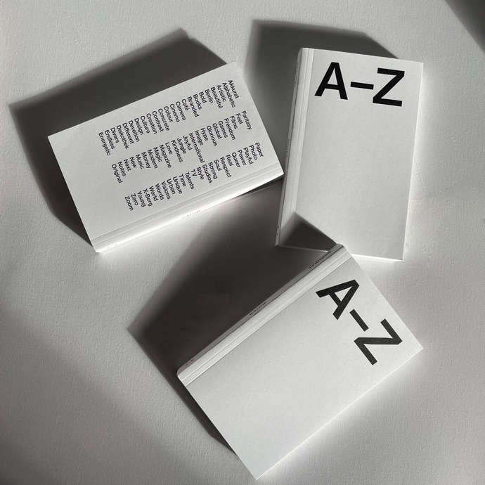 AKKURAT X MICHAEL SATTER Notizbuch A-Z